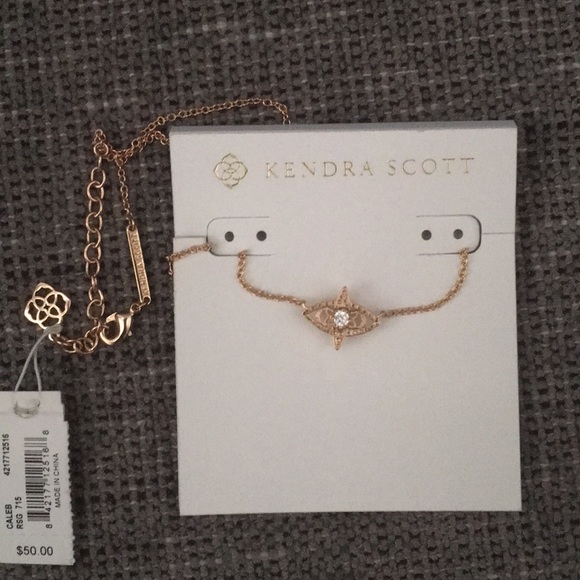 Kendra Scott Jewelry Nwt Kendra Scott Rose Gold Caleb Necklace